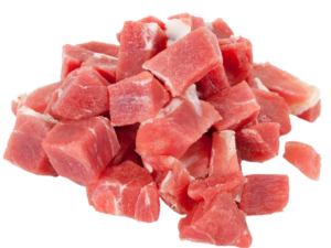 Lamsvlees in blokjes